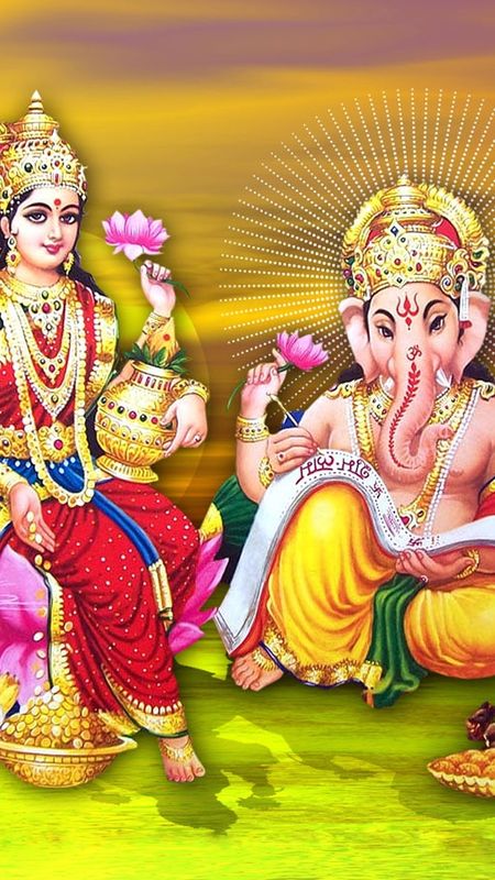 Laxmi Ganesh - God Laxmi Wallpaper