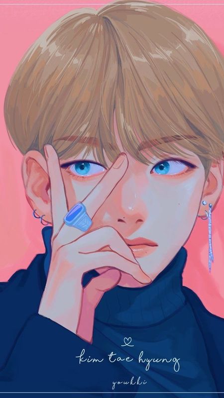 Bts V - Anime Wallpaper