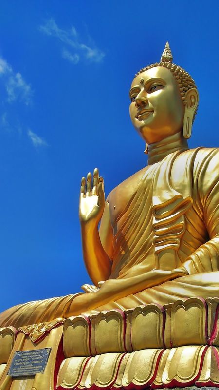 Buddha | Buddha Yellow Statue Wallpaper
