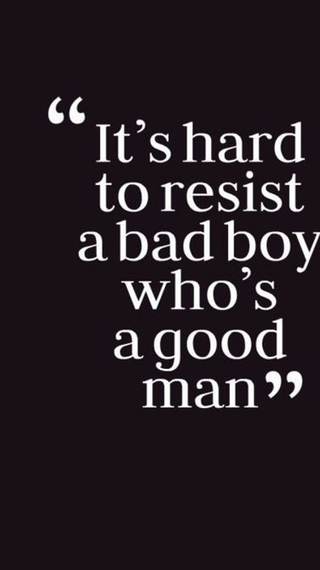Bad Boy Good Man Wallpaper