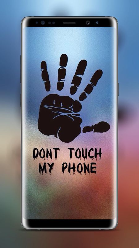 Dont Touch My Phone Black Hands Wallpaper