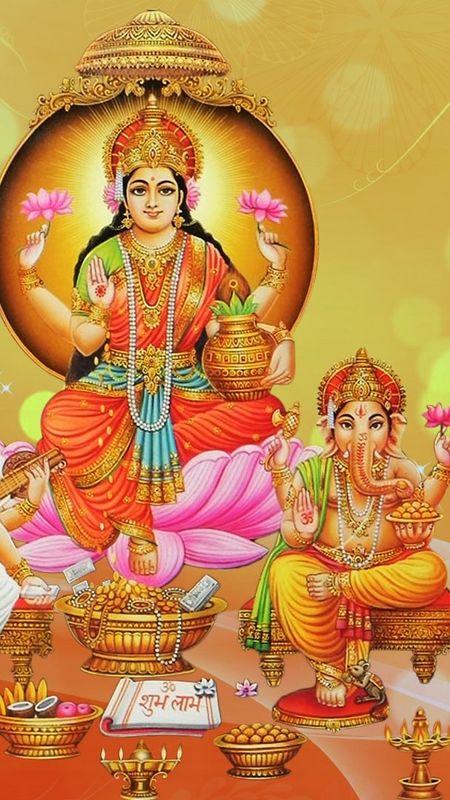 Laxmi Ganesh - Laxmi Mata Wallpaper