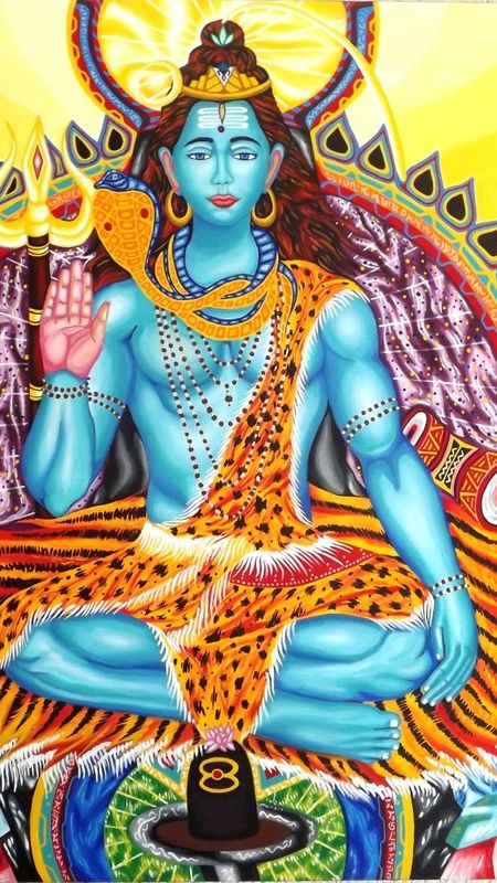 Lord Shiva Live - Painting - Lord Shiva Wallpaper