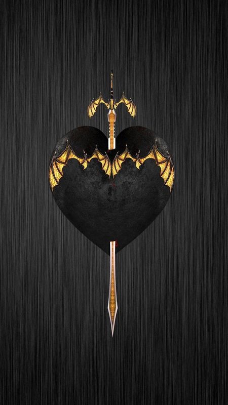 Black Heart - unloveful Wallpaper