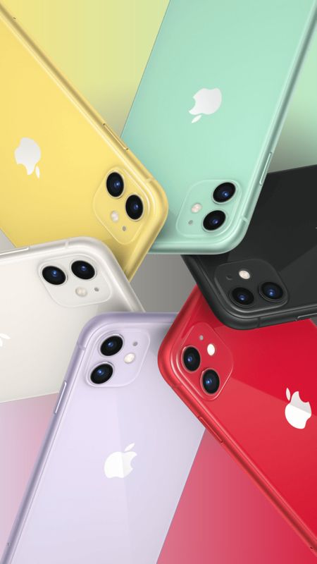 iPhone 11 Colors Wallpaper