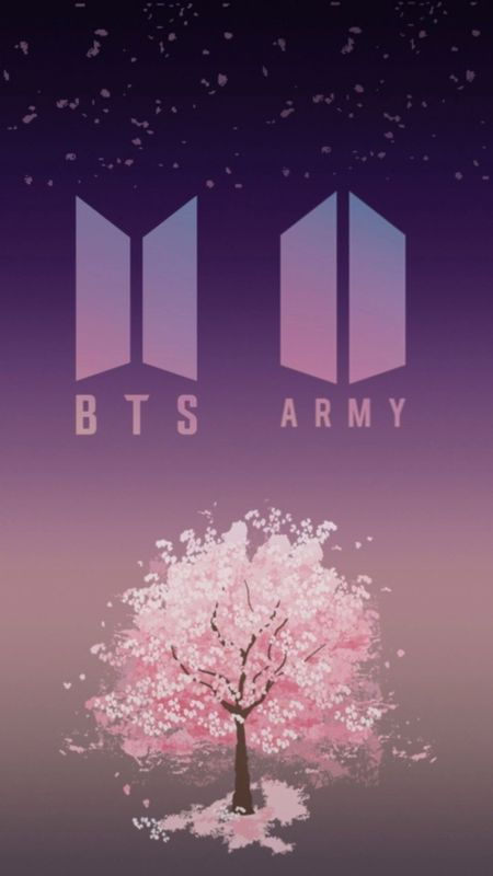 Bts Logo - BTS Army - Purple Wallpaper
