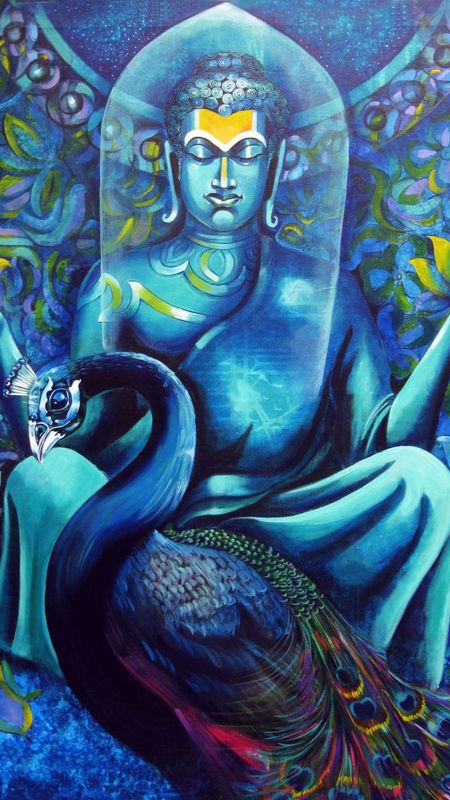 Buddha | Buddha Painting Wallpaper