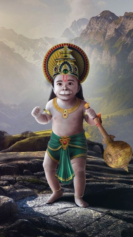 Jay Hanuman - Bal Hanuman Wallpaper