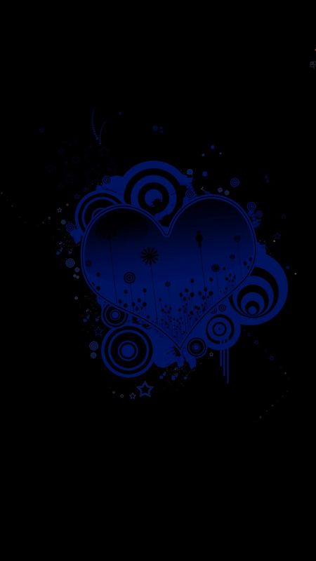 Blue Heart | Heart Design Wallpaper