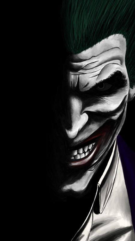 Joker Photos - black white Wallpaper