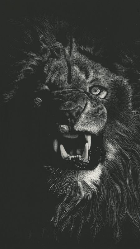 Angry Lion Wallpaper