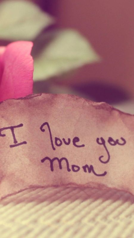 I Love You Mom - Message - Love - Mom Wallpaper