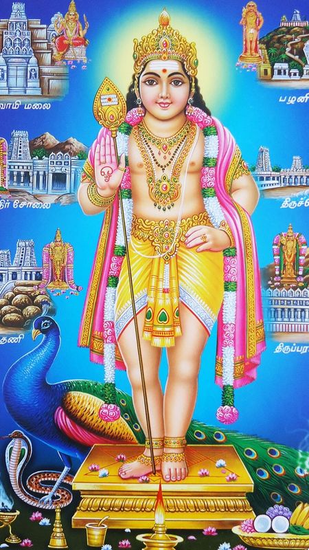 Thiruchendur Murugan - Hindu God Wallpaper