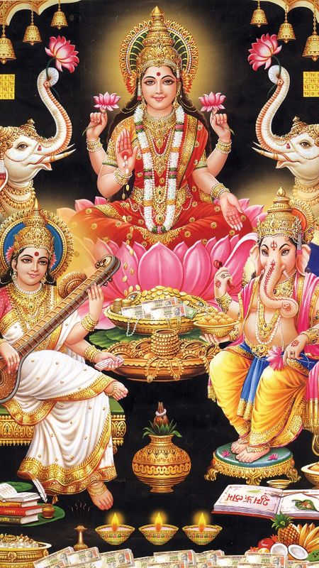 Lakshmi Ganesh - Devotional - Hindu God Wallpaper