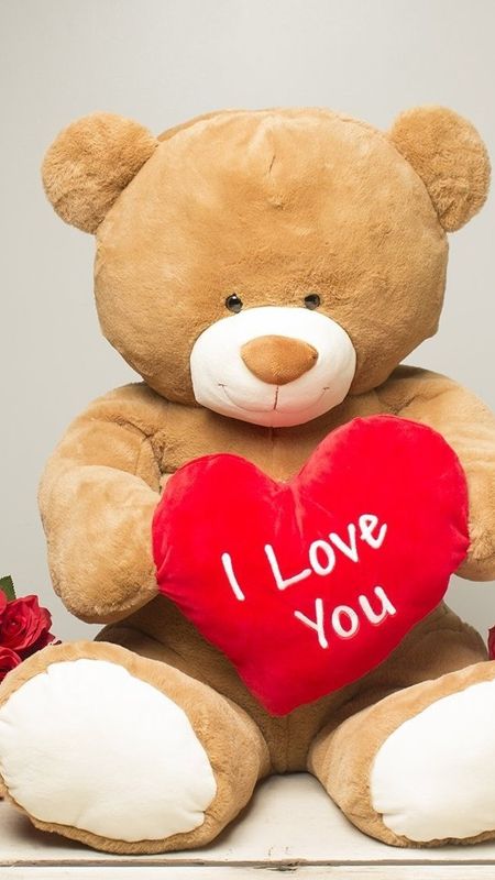 Teddy Bear Love - I Love You Wallpaper