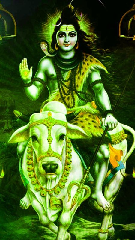 Sivan Photos Hd - Lord Shiva - Green Theme Wallpaper