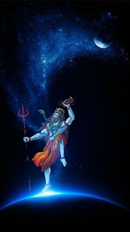 Rudra Shiva - Dark Theme Wallpaper