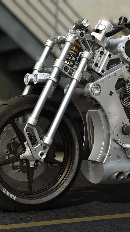 3d Bike - Silver - Bike Wallpaper