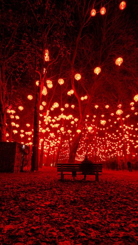 Red Aesthetic | Red Lightings Wallpaper