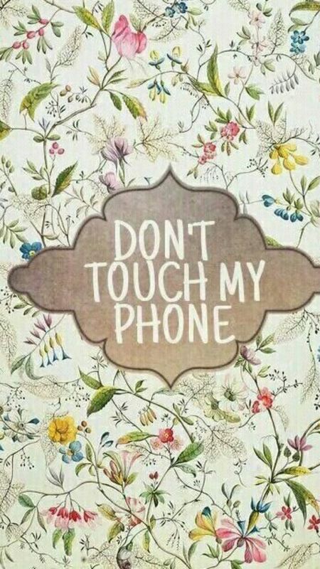 Dont Touch My Phone live | Abstract Wallpaper