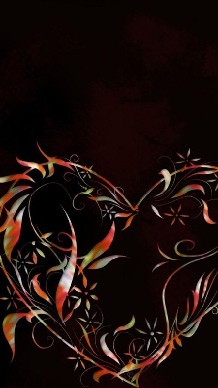 Black Heart - nefarious sinister Wallpaper