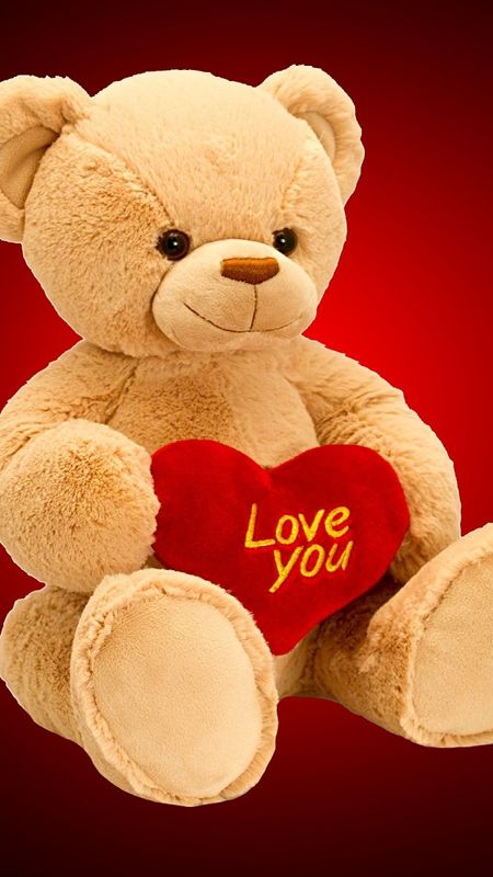Teddy Bear Love - Love You Wallpaper