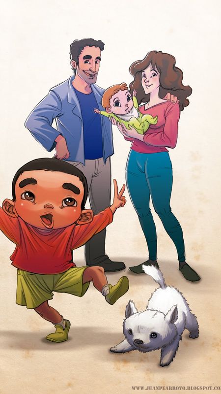 Shinchan Family | Cartoon Wallpaper