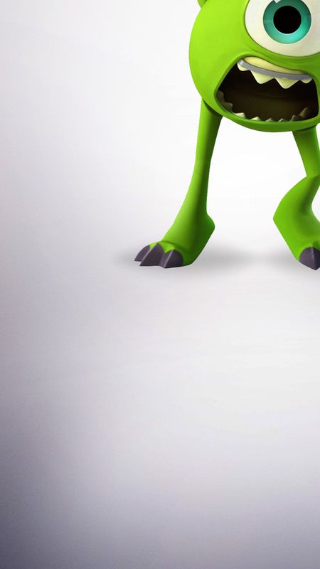 Punch Hole - Mike Wazowski Wallpaper