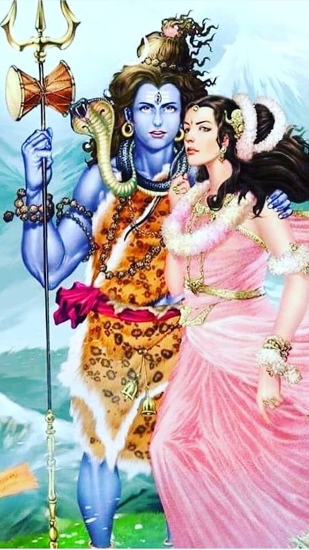 Sivan Parvathi - Mahadev - Parvati Wallpaper