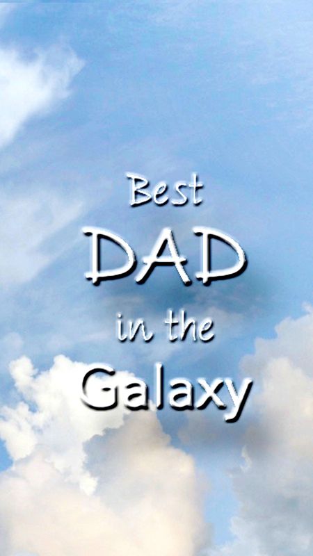 Best Dad in the Galaxy Wallpaper