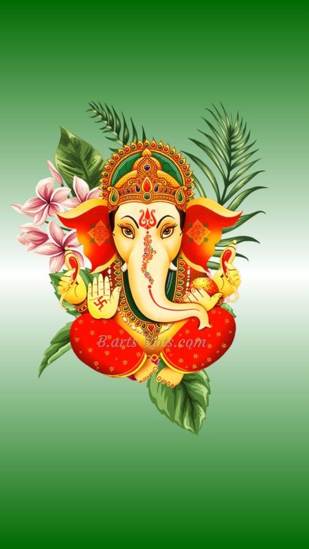 Ganesh Photo - Beautiful Paint Wallpaper