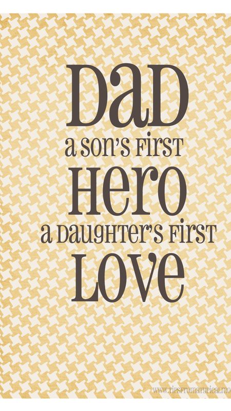 dad the hero Wallpaper