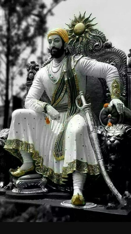 Shivaji Maharaj | White And Black | Chatrapati Shivaji Maharaj | Warrior King Wallpaper