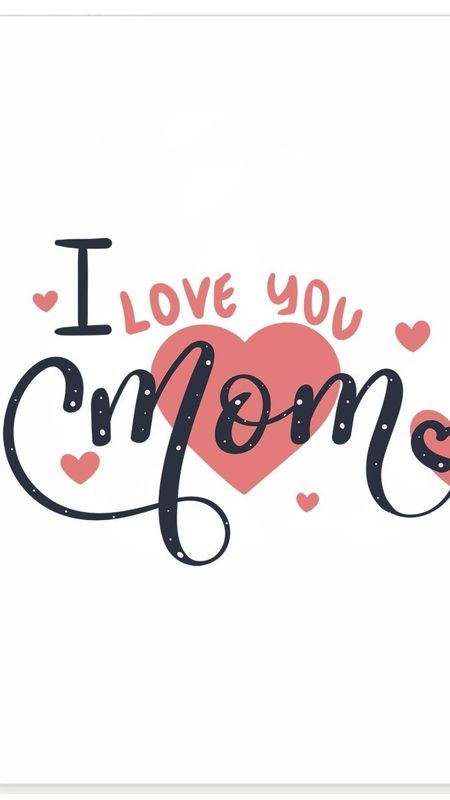 I Love You Mom - Simple - Background Wallpaper