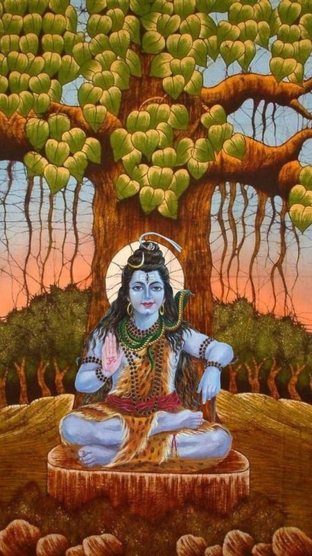 Lord Shiva Live - Lord Shiva - Tree Background Wallpaper