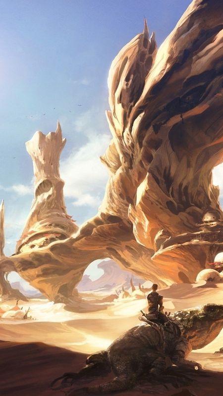 Deserts Art Wallpaper
