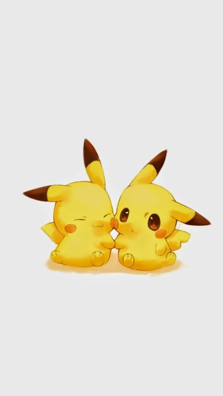 Cute Pikachu | Two Pikachu | Pikachu Wallpaper