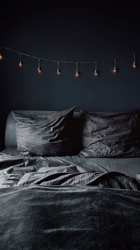 Black Aesthetic | Bed Wallpaper