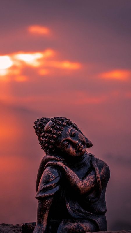 Bhagwan Buddha - Buddha Statue - Sunset Wallpaper