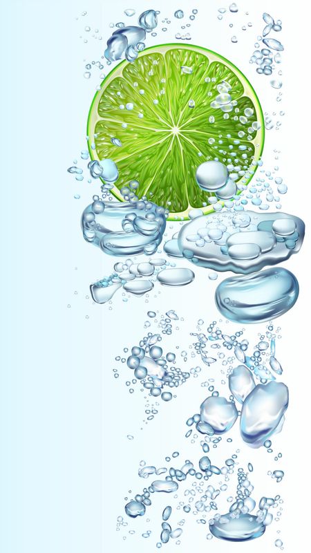 Cool Lemon Slice Art Wallpaper