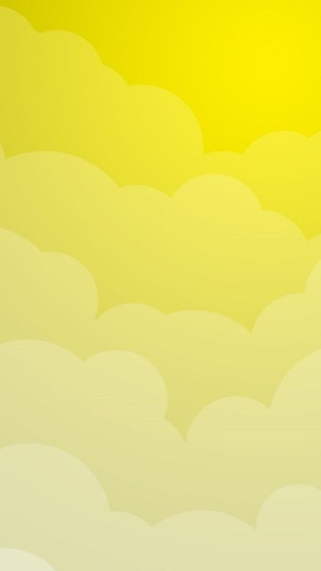 Plain - Light Yellow - Clouds Theme - Background Wallpaper
