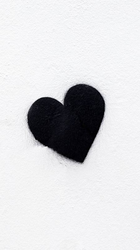 Black Heart Art Wallpaper