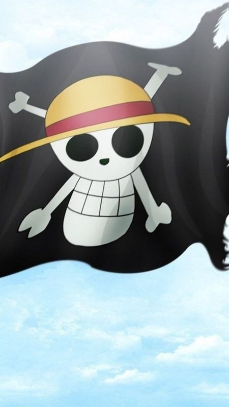 Luffy - Pirate Flag Wallpaper