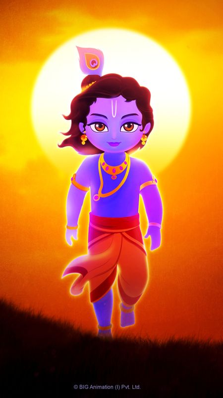 Lord Krishna Animation Wallpaper