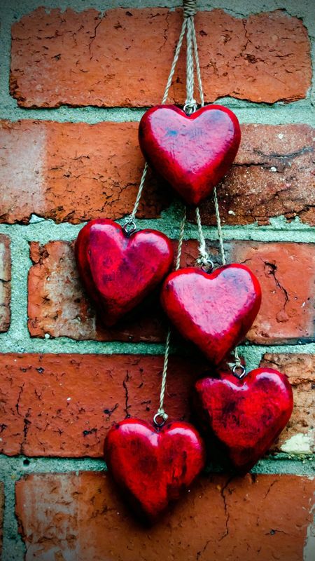 Red Heart | Heart | Red | Red Heart Shape Wallpaper
