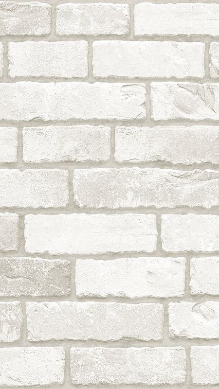 White Brick | White | White Wall Wallpaper
