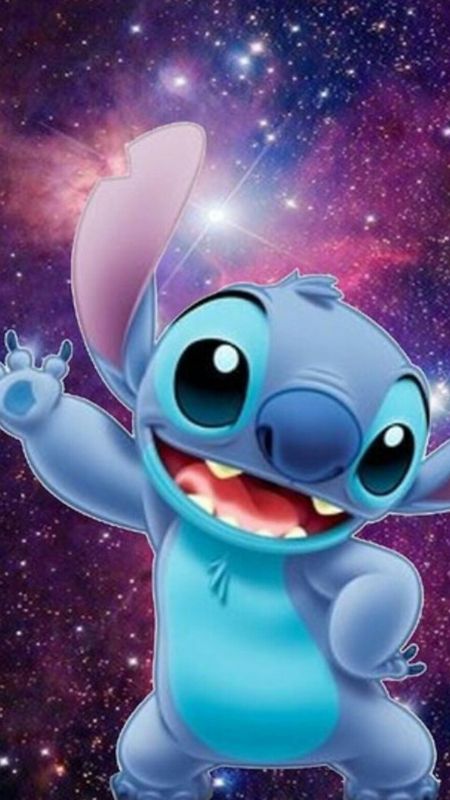 Stitch | Blue | Cartoon Wallpaper