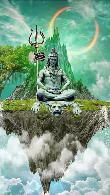 Sivan Photos Hd - Lord Shiva - Clouds Background Wallpaper