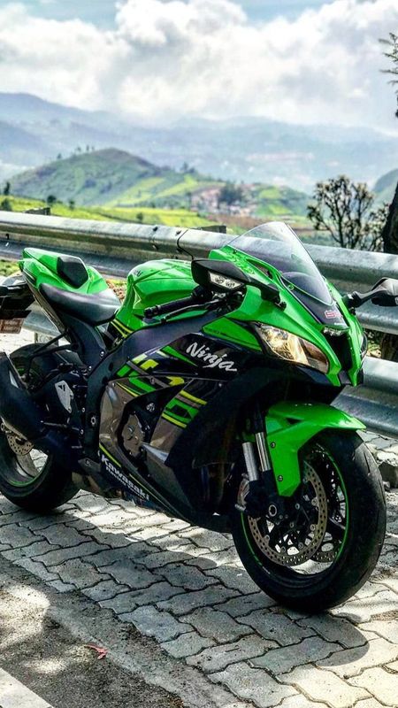 Ninja Bike | Kawasaki | Green Bike | Sports Bike Wallpaper