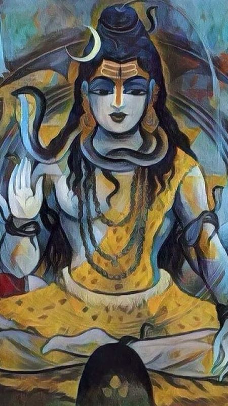 Lord Shiva Live - Lord Shiva Painting Wallpaper